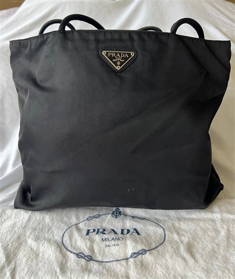 prada nylon tote vintage|prada nylon crossbody used.